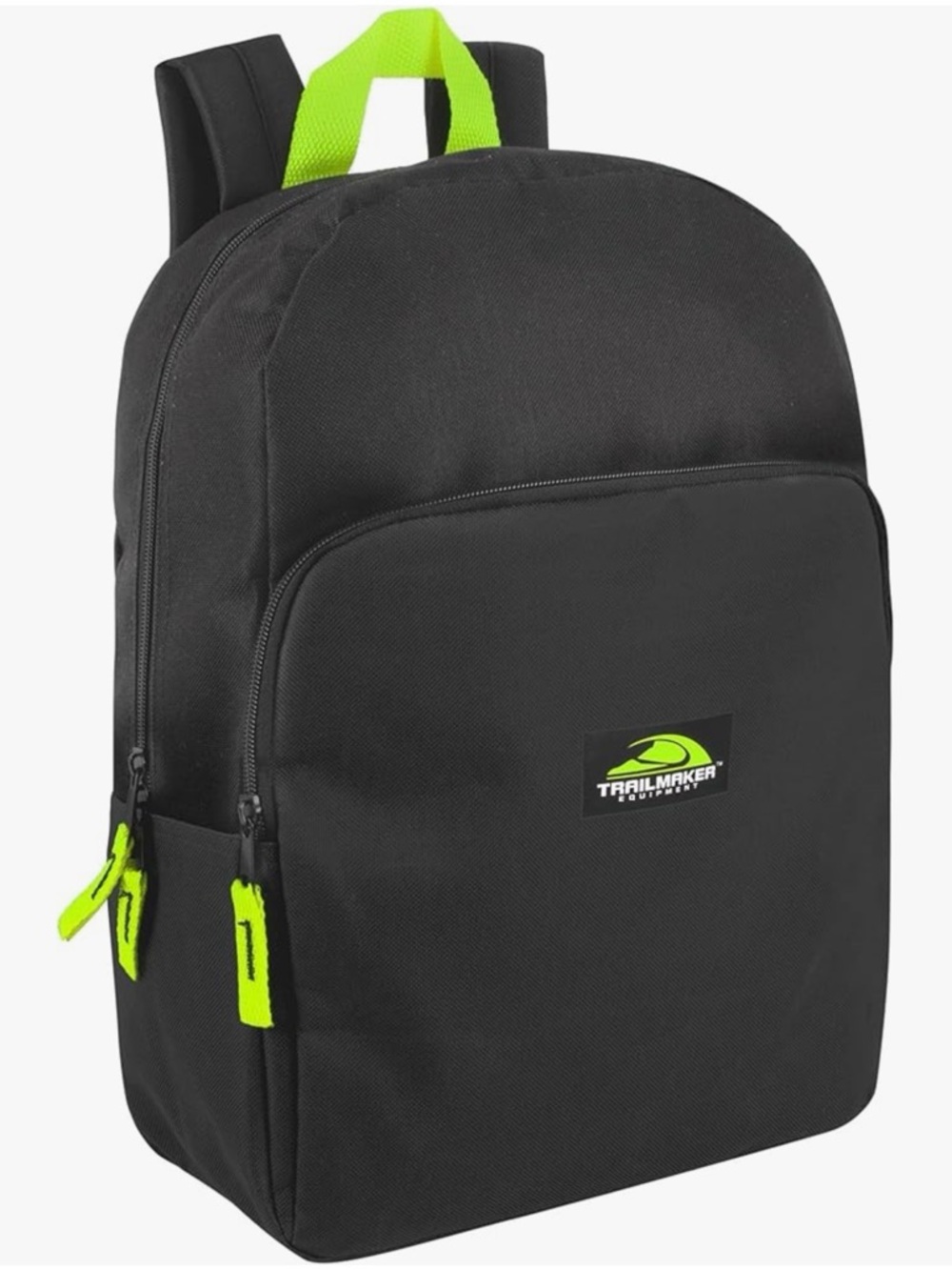 Trailmaker Kids Black & Neon Green Backpack